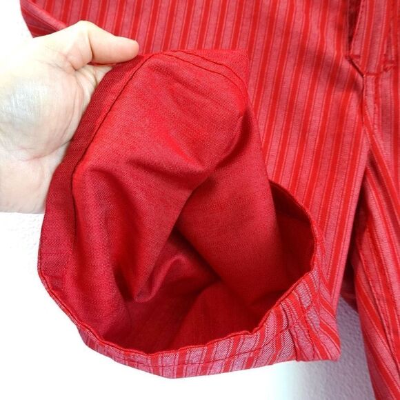 Zac & Rachel Reversible Shorts Red Red Stripe Size 10 NWT - Picture 9 of 15